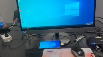 小米mix2s，小米8，1加6，6T 等等，手机刷windows10或11系统后投屏连接显示器，连接拓展坞秒变办公电脑主机。没有延时，经济实用型拓展坞